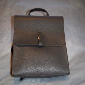 Faux Leather Backpack/purse NWT Grey